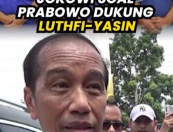 Video Jokowi soal Prabowo Dukung Luthfi-Yasin di Pilgub Jateng: Sah-sah Saja