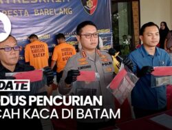 Video: Coba Kabur, 2 Residivis Pecah Kaca di Batam Kena Peluru Polisi