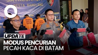 Video: Coba Kabur, 2 Residivis Pecah Kaca di Batam Kena Peluru Polisi