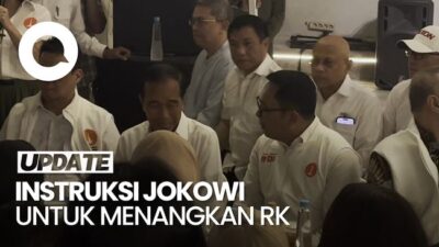 Video: Jokowi Minta Relawan Gerak Masif Menangkan Ridwan Kamil