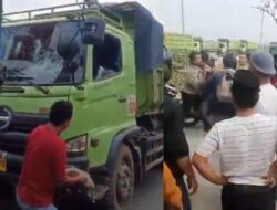 Video: Warga Sudah Demo Jam Operasional Sebelum Truk Lindas Bocah di Tangerang