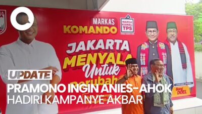 Video: Harapan Pramono Ingin Lihat Anies Duduk Bareng Ahok di Kampanye Akbar