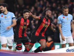 Bournemouth Akhiri Catatan Buruk Kontra Man City