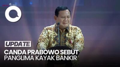 Video Prabowo Sapa Panglima di Acara BI: Kelihatan Kayak Bankir