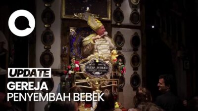 Video: Melihat Gereja Penyembah Bebek Karet di Spanyol