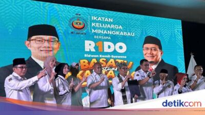 Didukung Ikatan Keluarga Minangkabau di Jakarta, RK Janji Perhatikan Pedagang