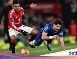 Viral Casemiro Bentak-bentak Garnacho di Laga MU Vs Chelsea