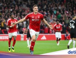 Haaland Didekati Penyerang Nottingham Forest