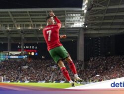 Cristiano Ronaldo Bikin Rekor Usai Portugal Gilas Polandia