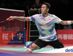 Jonatan Christie Maju ke 16 Besar