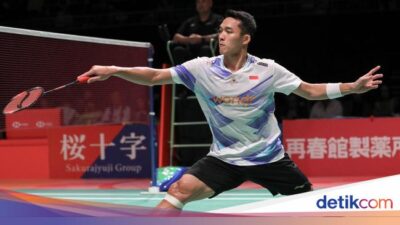 Jonatan Christie Maju ke 16 Besar