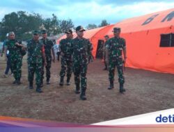 Panglima TNI Tinjau Lokasi Terdampak Erupsi Gunung Lewotobi Laki-Laki di NTT