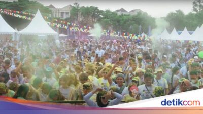 Paramount Fun Color Run Dihelat Awal Desember, Target 9.500 Peserta