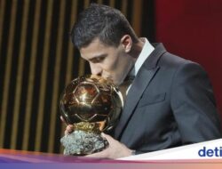 Rodri Menang Ballon d’Or 2024: Karena Aku Paling Konsisten