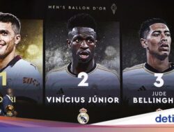 Rodri Unggul 41 Poin atas Vinicius