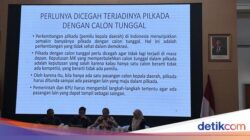 Bila Hanya Satu Paslon, Pilkada Harusnya Ditunda