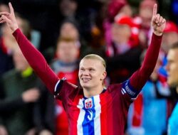 Hat-trick Haaland Bawa Norwegia Promosi ke Liga A