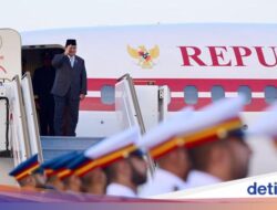 Usai Bertemu Presiden MBZ, Prabowo Langsung Bertolak ke Tanah Air