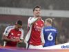 Arsenal Unggul 1-0 atas Ipswich di Babak I