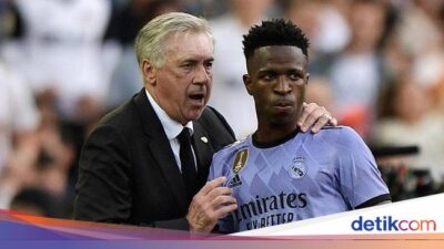 Ancelotti Bosan Ditanya Soal Vinicius Junior