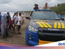 Bripka Anditya Gugur Saat Selamatkan Wisatawan Tenggelam di Pangandaran