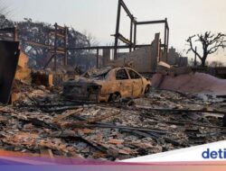 Kebakaran di Los Angeles Ancam Hollywood, 1.500 Bangunan Hangus