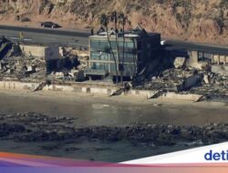 Luluh Lantak Pesisir California Akibat Kebakaran Hutan