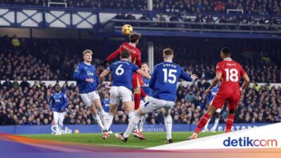 Everton Vs Liverpool 1-1 di Babak Pertama