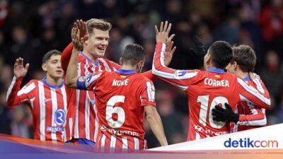 Menang 5-0, Los Colchoneros ke Semifinal Copa del Rey