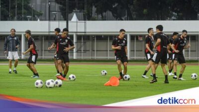 Timnas Indonesia Berlatih Jelang Lawan Bahrain