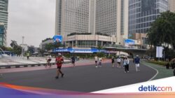 Suasana Bundaran HI Lengang saat CFD di Ramadan, Warga: Lebih Leluasa