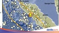 Ini Titik Pusat Gempa M 6,2 yang Guncang Blang Pidie Aceh