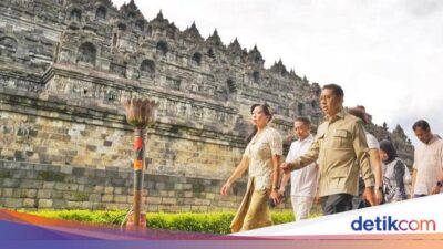 Jelang Waisak, Menbud Tinjau Persiapan dan Fasilitas di Borobudur