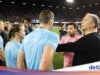 Momen Pelatih Lawan Cegah Messi Kena Kartu Merah