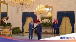 Prabowo Terima Kunjungan PM Australia Anthony Albanese di Istana Merdeka