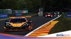 Ditabrak, Sean Gelael Gagal Finis di Spa